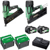 Hikoki 18V Li-Ion Cordless Brushless Nailer Combo Kit 2pce