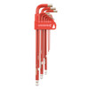 Kincrome Ball Point Hex Key Set Long Series Imperial 9pce