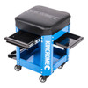 Kincrome Electric Blue 2 Drawer Workshop Creeper Seat