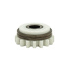 Kemppi 0.8-0.9mm V100° Steel Upper Drive Roller KFM2/4 White