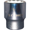 KC Tools 3/4 Dr x 55mm 12pt C/V Hand Socket Metric