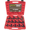 KC Tools 27-50mm 1/2 Dr Impact Crows Foot Spanner Set Metric 14pce