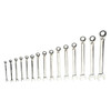 Kincrome Reversible Combination Gear Spanner Set Metric 15pce