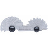 Accud 0.25-6.00mm & 4-62TPI Thread Pitch Gauge (52 leaves)