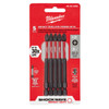 Milwaukee Shockwave 89mm (3-1/2”) Phillips #2 Impact Driver Bit 5pk