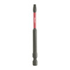 Milwaukee Shockwave 89mm (3-1/2”) Square Recess #2 Power Driver Bit 25pk