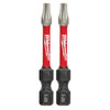 Milwaukee Shockwave 50mm (2”) T20 Torx Power Bit 2pk