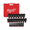 Milwaukee Shockwave 8-36mm 1/2 Dr 6pt Deep Impact Socket Set Metric 29pce