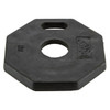 Hi-Vis Orange Bollard With 6kg Rubber Base