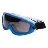 Bolle Atom Goggle Smoke - Top Vent Closed - Blue & Grey Strap