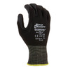 'Black Knight' Nylon Glove. Nitrile Coated S
