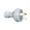 Plug Top Ordinary Duty 10a 250v 3pin Flat Clear