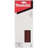 Makita Sand Paper 80# / 1/2 Sheet Brown Punched - (10pk)