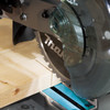 Makita 40V Max BRUSHLESS AWS* 216mm (8-1/2”) Slide Compound Mitre Saw - Includes 2 x 4.0Ah Batteries & Single Port Rapid Charger