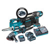 Makita 3 Piece BRUSHLESS Combo Kit -TW001GZ. GA013GZ. DGP180ZBK. 2x BL4040. DC40RA. ADP10 & TOTE BAG (832319-7)BONUS: 18V LXT 3.0Ah Battery (BL1830)