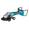 Makita 18Vx2 BRUSHLESS 180mm (7”) Angle Grinder. Paddle Switch. Kick Back Detection. Electric Brake. Anti-Vib Handle & Carry Case - Tool Only