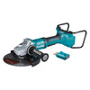 Makita 18Vx2 BRUSHLESS AWS 230mm Angle Grinder. Paddle Switch. Kick Back Detection. Electric Brake. Anti-Vib Handle & Carry Case - Tool Only