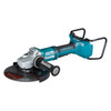 Makita 18Vx2 BRUSHLESS 230mm Angle Grinder. Paddle Switch. Kick Back Detection. Electric Brake. Anti-Vib Handle & Carry Case - Tool Only