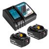 Makita 18V Single Port Rapid Battery Charger with 2 x 4.0Ah battery