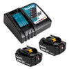 Makita 18V Single Port Rapid Battery Charger with 2 x 5.0Ah battery