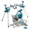 Makita 18Vx2 BRUSHLESS AWS 260mm (10-1/4”) Slide Compound Saw (DLS111ZU) & Mitre Saw Stand (DEBWST06) - Tool Only