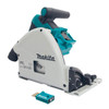 Makita 18Vx2 BRUSHLESS AWS 165mm Plunge Saw Kit - Includes 2 x 5.0Ah Batteries. Dual Port Rapid Charger & 2 x MakPac Case