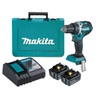 Makita 18V COMPACT BRUSHLESS Heavy Duty Driver Drill Kit - Includes 2 x 5.0Ah Batteries. Rapid Charger & Carry Case