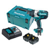 Makita 18V BRUSHLESS 3/4” Impact Wrench Kit - Includes 2 x 5.0Ah Batteries. Rapid Charger & Carry Case