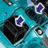 Makita 18Vx2 BRUSHLESS 230mm (9”) Power Cutter Kit - Includes 2 x 6.0Ah Batteries. Dual Port Rapid Charger * Blade not included