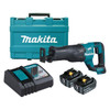 Makita 18V BRUSHLESS Recipro Saw - Includes 2 x 5.0Ah Batteries. Rapid Charger & Carry Case