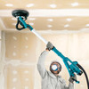 Makita 18V BRUSHLESS AWS 255mm Drywall Sander Kit - Includes: AWS AC Input Adapter. 2x 5.0Ah Batteries & Rapid Charger