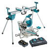 Makita 18Vx2 BRUSHLESS AWS 260mm (10-1/4”) Slide Compound Saw (DLS111PT2U) & Mitre Saw Stand (DEBWST06) - Tool Only