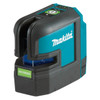 Makita 12V Max GREEN 4 Point Cross Line Laser (Lines - 1 Vertical. 1 Horizontal) - Tool Only