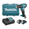 Makita 12V Max Hammer Driver Drill Kit - Includes 2 x 1.5Ah Batteries. Charger & Case