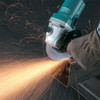 Makita 125mm (5”) Angle Grinder. 1400W. Constant Speed Control. soft start. current limiter. anti-restart. variable speed. SJSII. anti-vibration handle