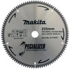 Makita Aluminium TCT Saw Blade 255mm x 25.4 x 100T
