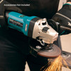 Makita 125mm (5”) 1900W Paddle Switch Angle Grinder Variable Speed Mechanical Brake