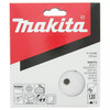 Makita Sanding Disc Hook & Loop White 125mm / 120# Punched - (10pk)