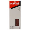 Makita Sand Paper 120# / 1/2 Sheet Brown Punched - (10pk)