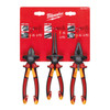 Milwaukee VDE Pliers Set 3pce