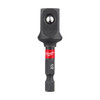 Milwaukee Shockwave Power Bit Socket Adapter 1/4” Hex To 1/2” Square