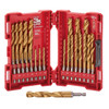 Milwaukee RED HELIX 2.0-13.0mm Titanium Drill Bit Set 25pce