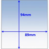 Clear Inner Lens 94x89mm suit Lincoln Viking 3350 5pk