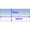 Clear Inner Lens 102x42mm suit Promax 200 5pk