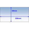 Clear Inner Lens 106x59mm suit Promax 350 5pk