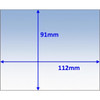 Clear Outer Lens 112x91mm suit Lincoln Viking 10pk