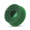 3M 50x16mm Roloc Tapered Bristle Disc Green 50g