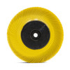 3M 150mm X 12mm Scotch-Brite Yellow 80 Grit Curved Radial Bristle Brush