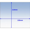 Clear Outer Lens 133x114mm 10pk