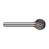 Alpha Ball Shape ¼ Burr 3/16x5/32